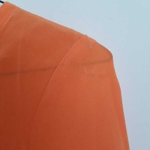 Anthropologie Maeve Silk Zipper Back Blouse Sz XS - Picture 8 of 9